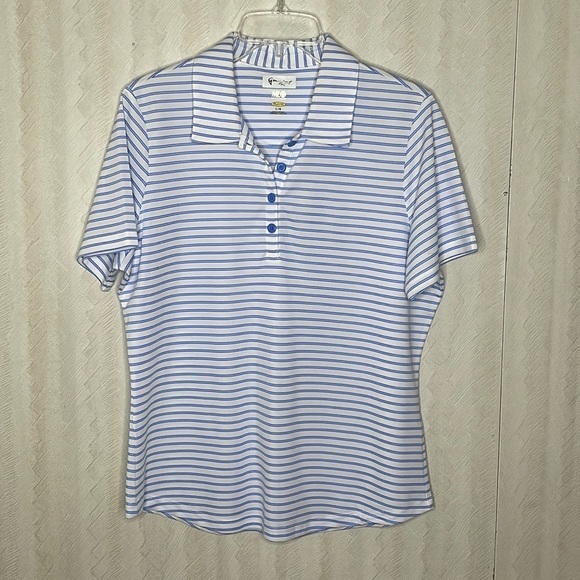 ❤️ 🆕 MICROLUX Striped Shirt Size L - Picture 2 of 4